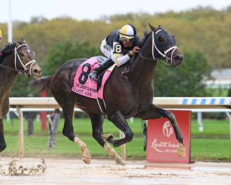 Lost Ark wins the 2023 Jockey Club Derby Invitational Stakes at Aqueduct