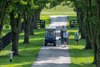 Michael Blowen giving his weekly tour. 
Retired horses at Old Friends in Georgetown, Ky., on Aug. 19, 2023.  






