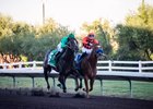 Clovisconnection wins the Harris Farms Stakes on Saturday, October 7, 2023 at Fresno