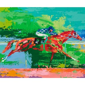 LeRoy Neiman’s iconic Secretariat art sold for $146,875 at the Sporting Art Auction