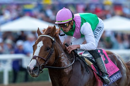 Elite Power wins the 2023 Breeders' Cup Sprint at Santa Anita Park