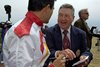 Bobby Ussery, right, with active jockey Corey Nakatani.
Keeneland&#39;s Hall of Fame Jockey day at Keeneland on April 18, 2007, in Lexington, Ky.
Origs4 image7
Photo by Anne M. Eberhardt