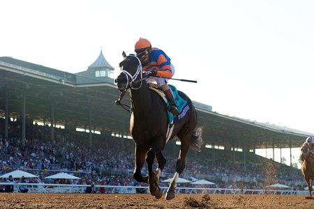 Fierceness wins the Breeders' Cup Juvenile at Santa Anita Park