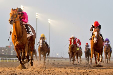 Conglomerate wins the Valedictory Stakes at Woodbine 