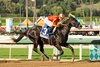 Pegram, Watson and Weitman&#39;s Speed Boat Beach and jockey Flavien Prat win the Grade I $300,000 Malibu Stakes Tuesday, December 26, 2023 at Santa Anita Park, Arcadia, CA.
&#169;Benoit Photo