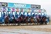 The start of the 2023 Remsen Stakes at Aqueduct, won by Dornoch (#3)