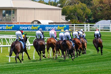 Racing at Caulfield Racecourse