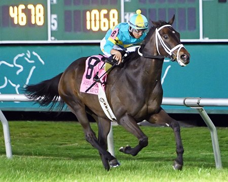Dynadrive wins the John B. Connally Turf Cup Stakes at Sam Houston