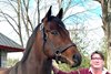 Dr. Padraig "Paddy" O'Casaigh with Early Voting at Taylor Made Stallions