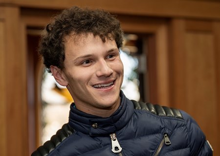 Jes Sikura at the 2024 Fasig-Tipton Winter Mixed Sale