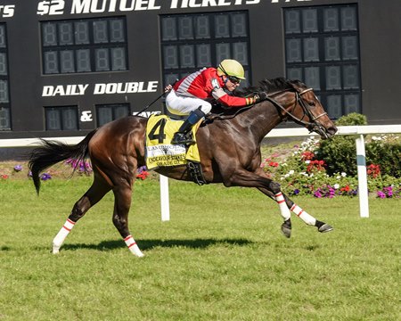 Walkathon wins the Endeavour Stakes at Tampa Bay Downs