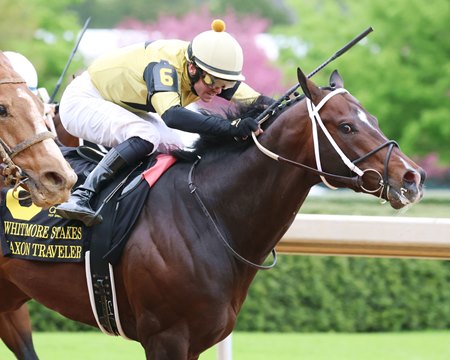 Jaxon Traveler wins the 2024 Whitmore Stakes at Oaklawn Park