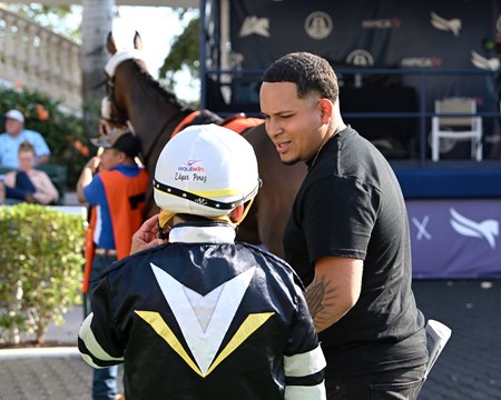 Eniel Cordero at Gulfstream Park