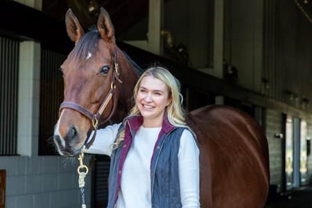 Chelsey Stewart with Puca