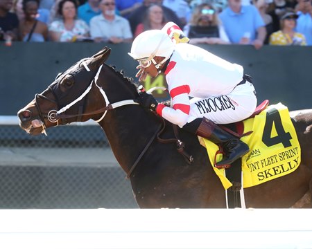 Skelly wins the 2024 Count Fleet Sprint Handicap at Oaklawn Park
