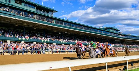 Racing at Keeneland