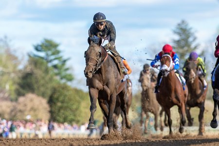 Sierra Leone wins the Blue Grass Stakes at Keeneland