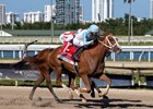 Power Squeeze wins the 2024 Gulfstream Park Oaks at Gulfstream Park