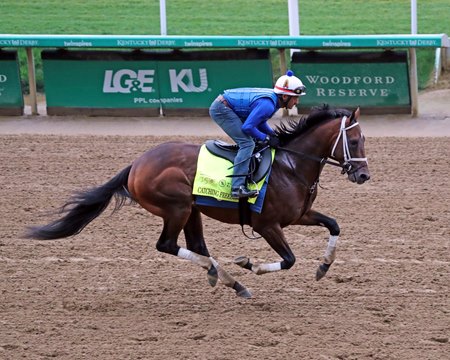 Catching Freedom trains at Churchill Downs ahead of the Kentucky Derby