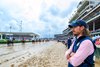 Nick Smith Chief State Vet looks over horses
Scenes at Churchill Downs, Louisville, KY  on May 3, 2024