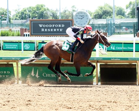 Adeera provides freshman stallion Authentic with his first winner, taking a maiden special weight race at Churchill Downs