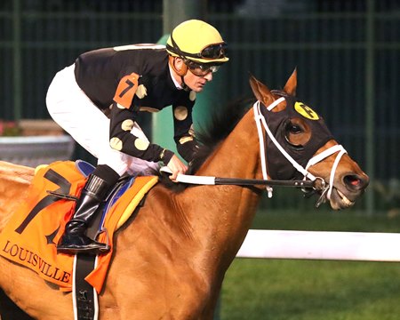 Sugoi wins the 2024 Louisville Stakes at Churchill Downs