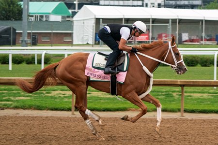 Power Squeeze trains April 30 at Churchill Downs