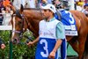 Mystik Dan with Brian Hernandez, Jr. wins the Kentucky Derby (G1) at Churchill Downs in Louisville, Ky., on May 4, 2024
