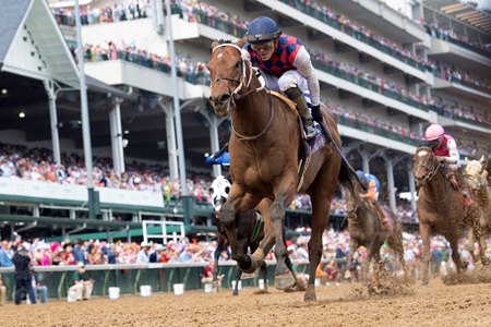 Gun Pilot and Cristian Torres win the Churchill Downs Stakes at Churchill Downs