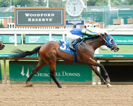 Enduring Spirit becomes the first winner for sire Tiz the Law with a win in a maiden race May 16 at Churchill Downs