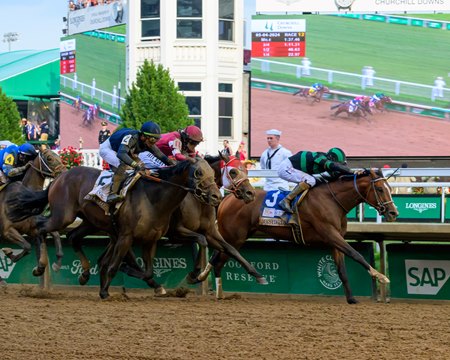 Mystik Dan, a horse who already had shown an affinity for racing inside of horses, went against a trend by winning the 2024 Kentucky Derby after starting from post 3