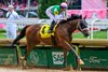 Idiomatic with Florent Geroux wins the LaTroienne (G1) at Churchill Downs in Louisville, Ky., on May 3, 2024
