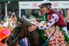 Thorpedo Anna with Brian Hernandez, Jr. wins the Oaks (G1) at Churchill Downs in Louisville, Ky., on May 3, 2024
