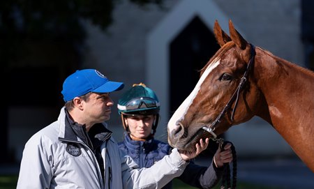 Trainer Christopher Head with Ramatuelle