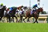 Romantic Warrior, ridden by James McDonald, wins the 2024 Yasuda Kinen at Tokyo Racecourse. Photo by Katsumi Saito