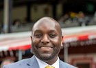 Najja Thompson With NY Thoroughbred Breeders

 on New York Showcase as part of the Belmont Stakes Festival at Saratoga in Saratoga Springs, NY., on June 9, 2024.