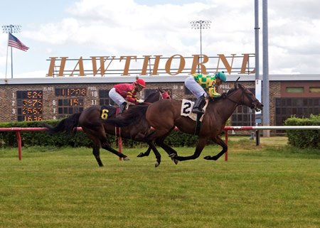 Racing at Hawthorne