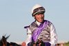 Poolside With Slim #3 with Frankie Dettori riding wins the $150,000 Penn Oaks at Penn National Racecourse on Friday May 31, 2024.  Photo By Bill Denver/EQUI-PHOTO