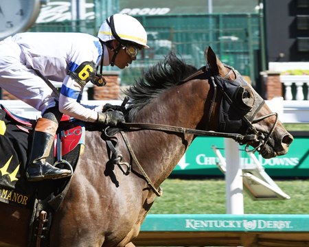 Politicallycorrect wins the Bashford Manor Stakes at Churchill Downs