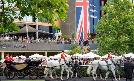 A Royal Procession in 2024 at Ascot