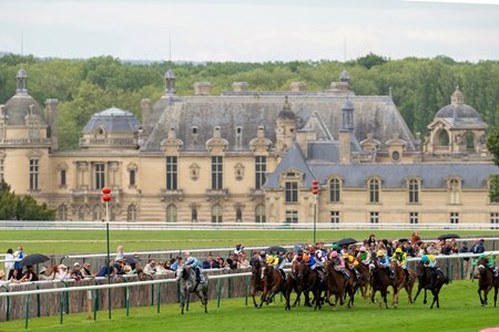 Racing at Chantilly Racecourse