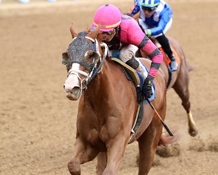 Save the Trees wins an allowance race at Churchill Downs