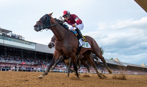 Dornoch, Full Brother to Mage, Takes the Belmont Stakes