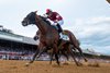 Dornoch wins the Belmont Stakes at Saratoga Race Course
