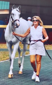 Sherry Mansfield and the mare Klickitat