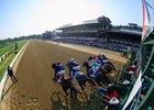 Fierceness wins the 2024 Jim Dandy Stakes at Saratoga