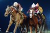 Red Route One wins the 2024 Prairie Meadows Cornhusker Handicap at Prairie Meadows