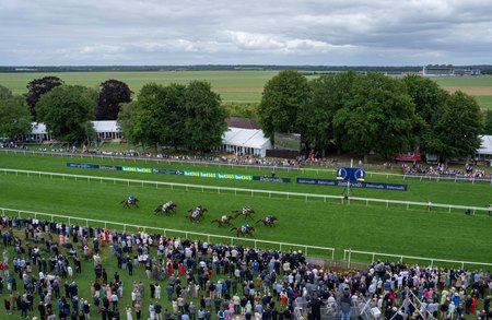 The Rowley Mile course at Newmarket