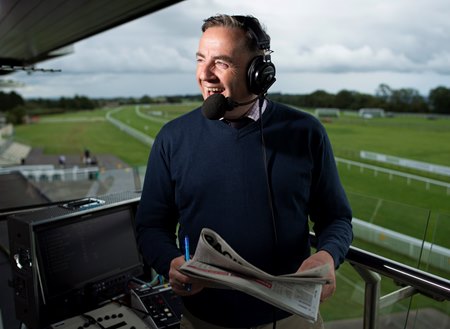 BBC racing commentator John Hunt