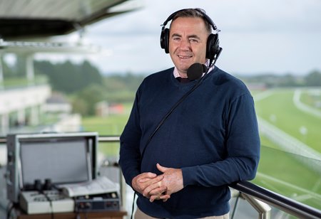 Racing commentator John Hunt